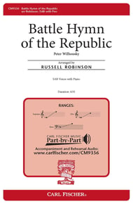 Battle Hymn of the Republic SAB choral sheet music cover
